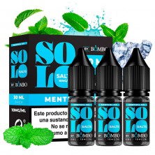 Menthol Ice 10ml 10mg/20mg (Pack 3) - Solo Salts by Bombo